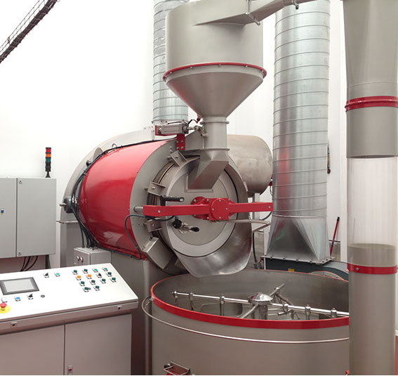 Tostadoras de café INNOENVAS, fabricas completas de procesamiento de café, envasadoras de café.